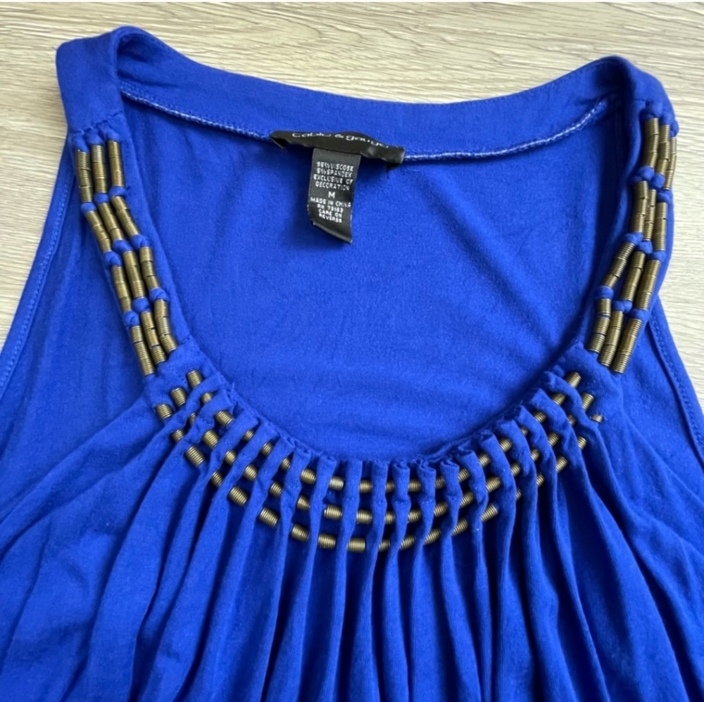 Cable & Gauge blue tank size medium - Picture 3 of 6